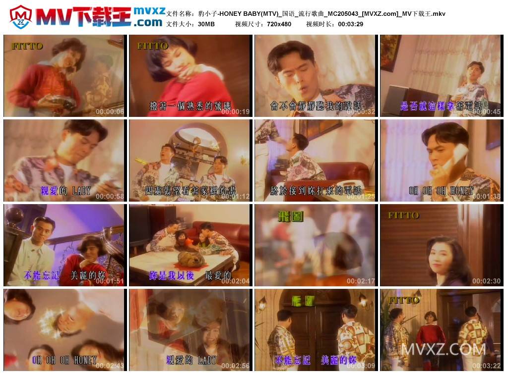 豹小子-HONEY BABY(MTV)_国语_流行歌曲_MC205043